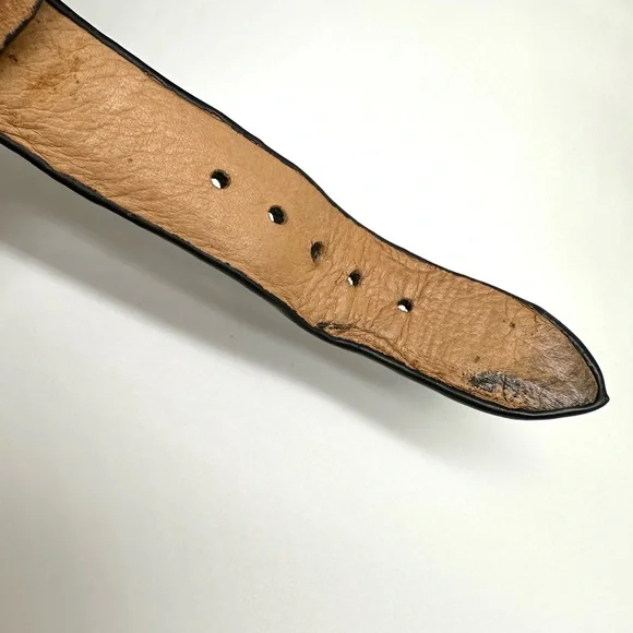 🎉COACH Izzy Leather Black Strappy Sandals 10 - Picture 13 of 16